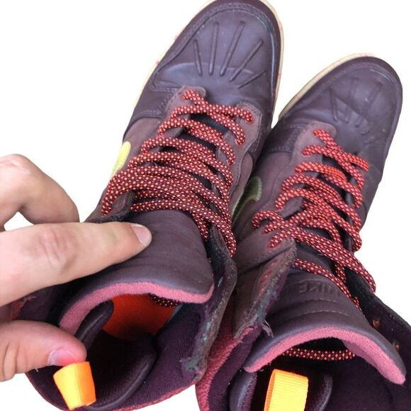 Rare 2014 Nike Dunk Sky High SneakerBoot Size 7 - Picture 11 of 16